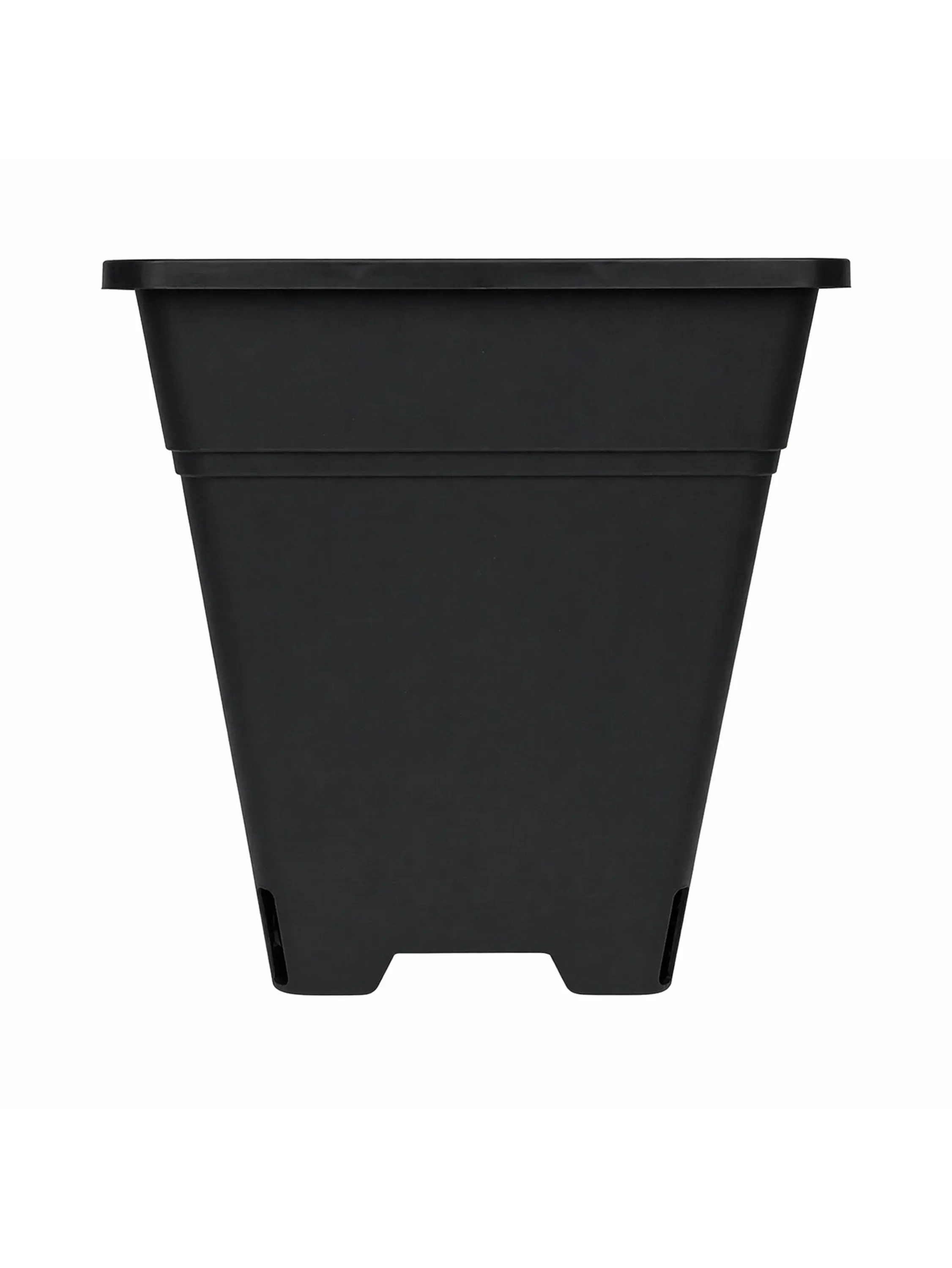 Maceta Profesional Cuadrada Negra medidas variadas- Kasvi 6