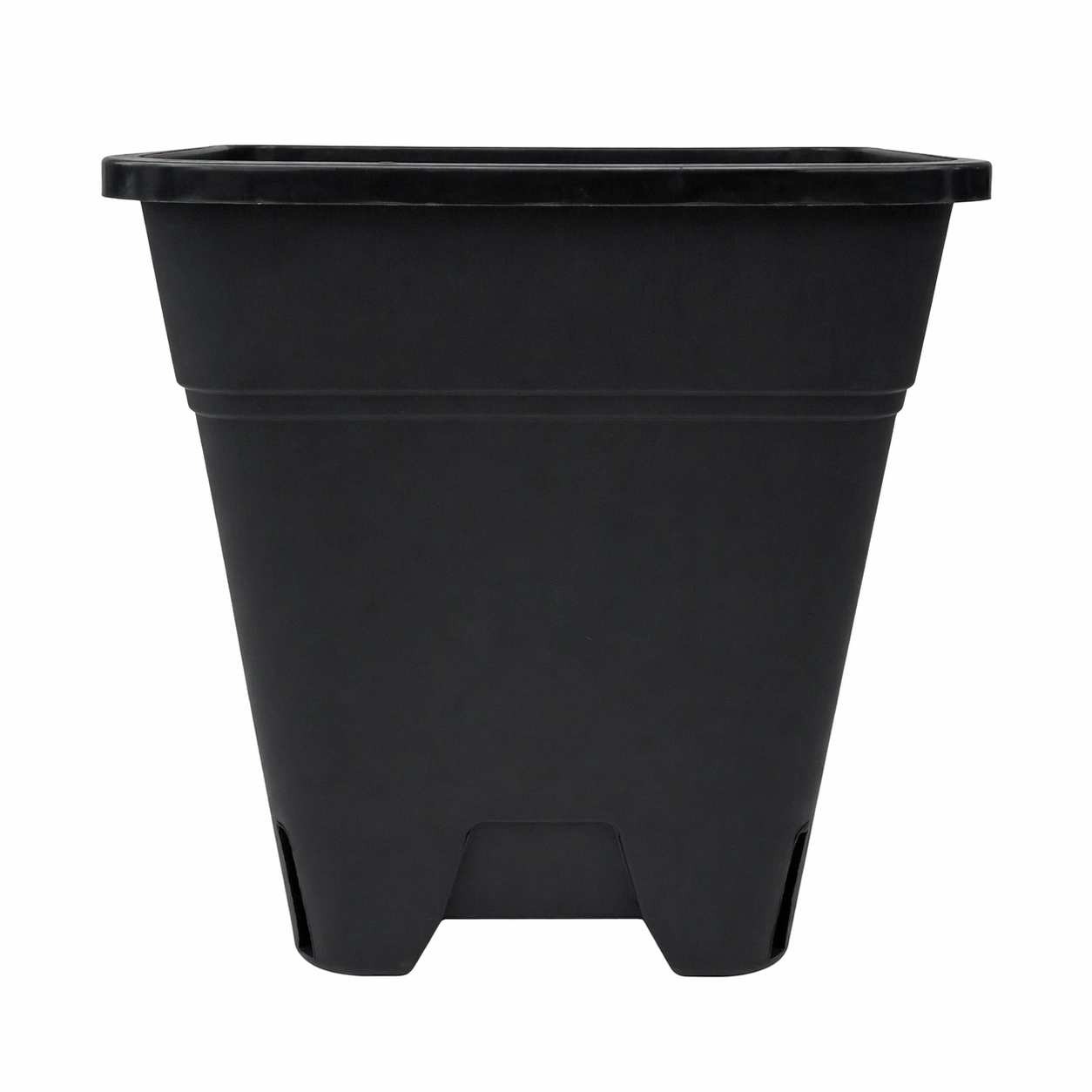 Maceta Cuadrada Negra Kasvi – Plástica para Cultivo Indoor y Outdoor (2 a 11 L) 5