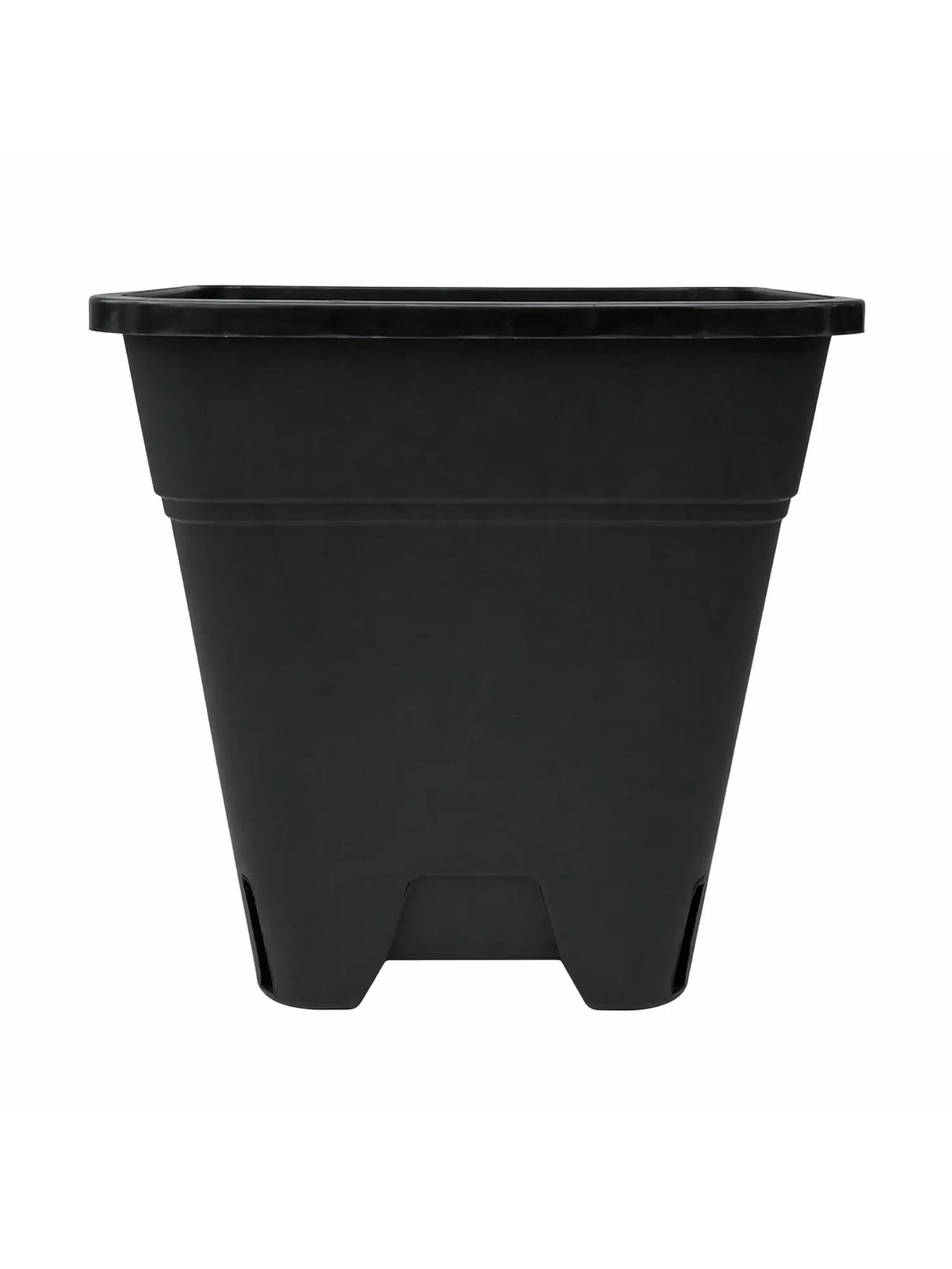 Maceta Profesional Cuadrada Negra medidas variadas- Kasvi 5