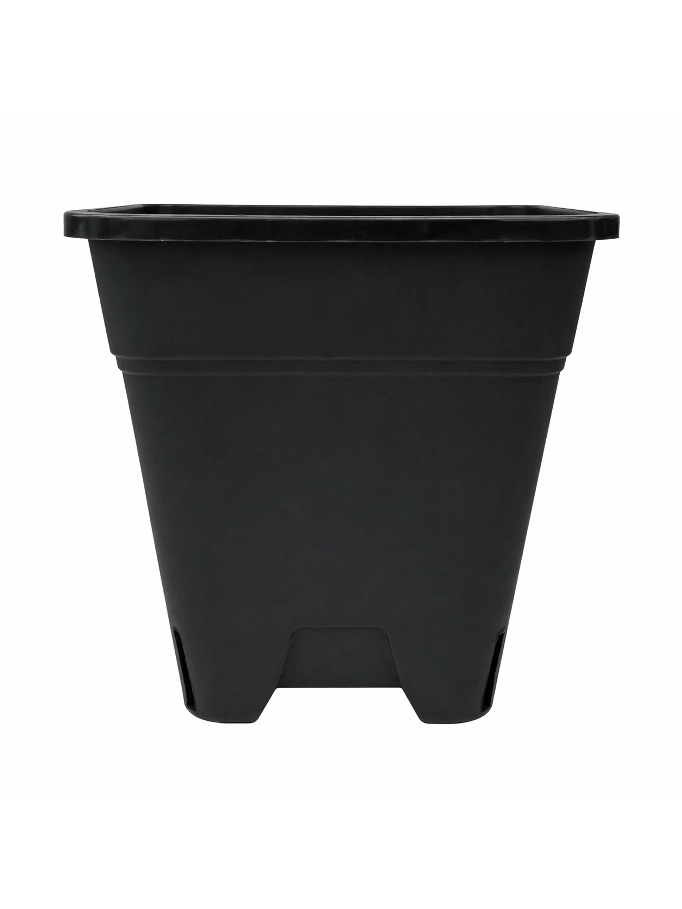 Maceta Profesional Cuadrada Negra medidas variadas- Kasvi 5