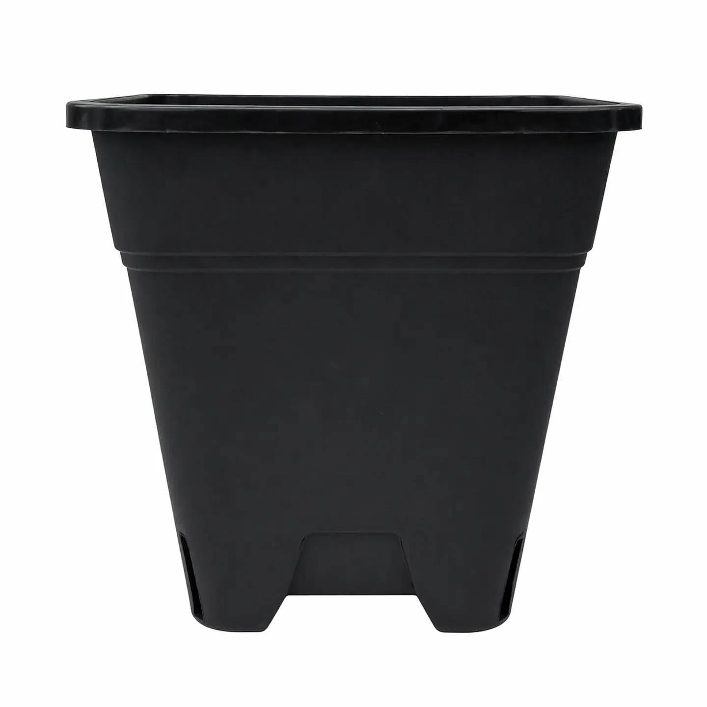 Maceta Cuadrada Negra Kasvi – Plástica para Cultivo Indoor y Outdoor (2 a 11 L) 5
