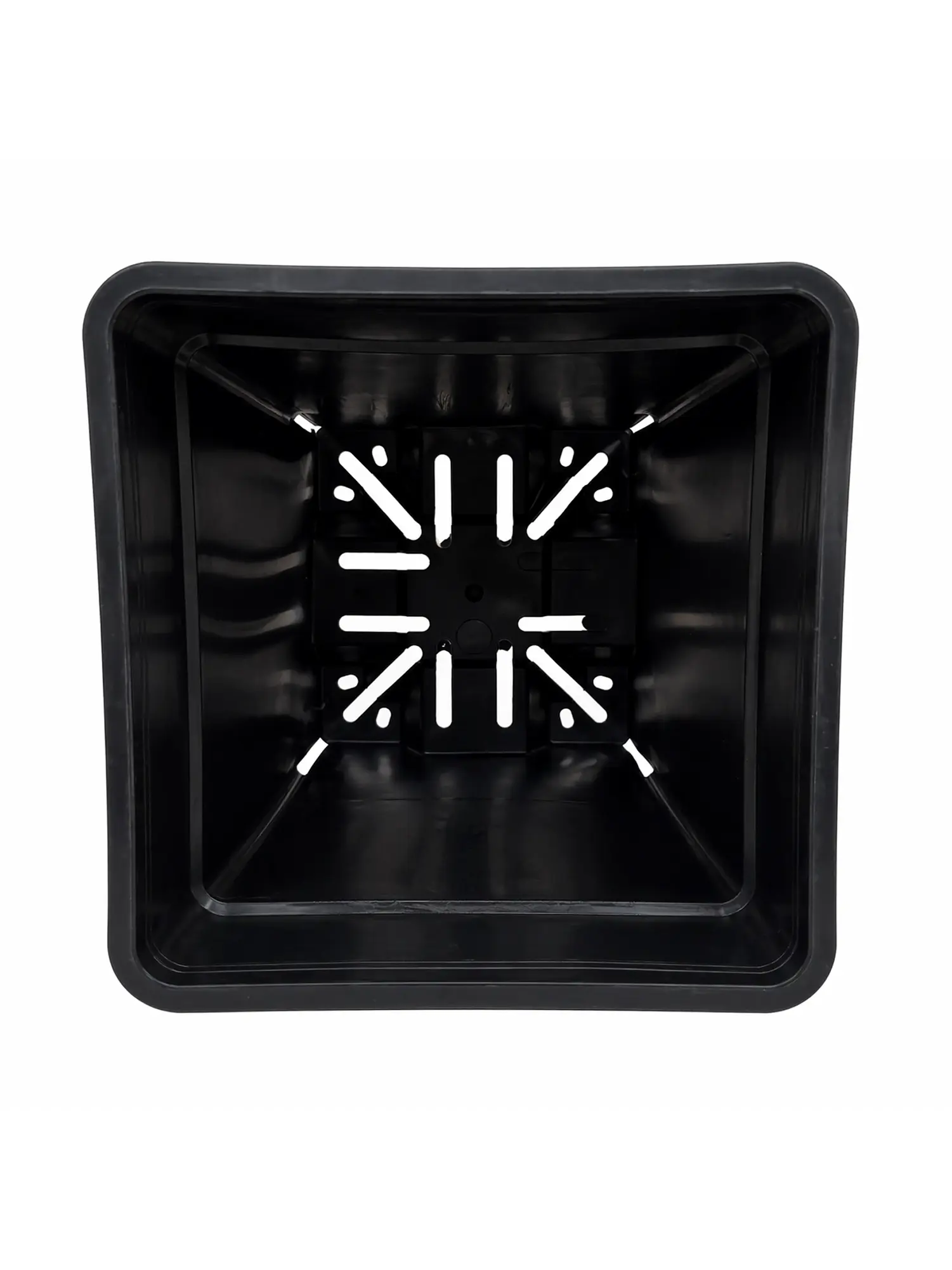 Maceta Profesional Cuadrada Negra medidas variadas- Kasvi 18