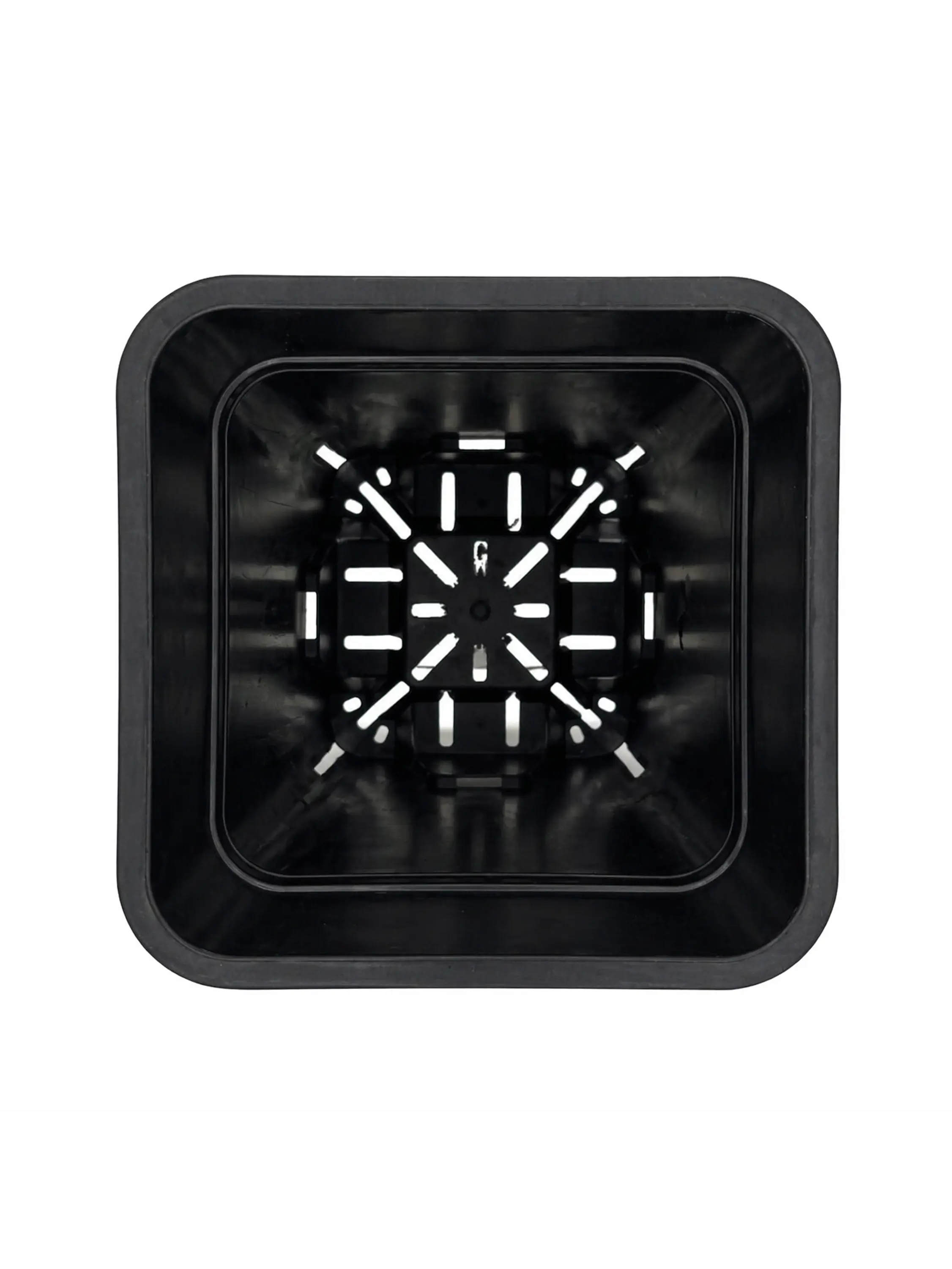 Maceta Profesional Cuadrada Negra medidas variadas- Kasvi 20