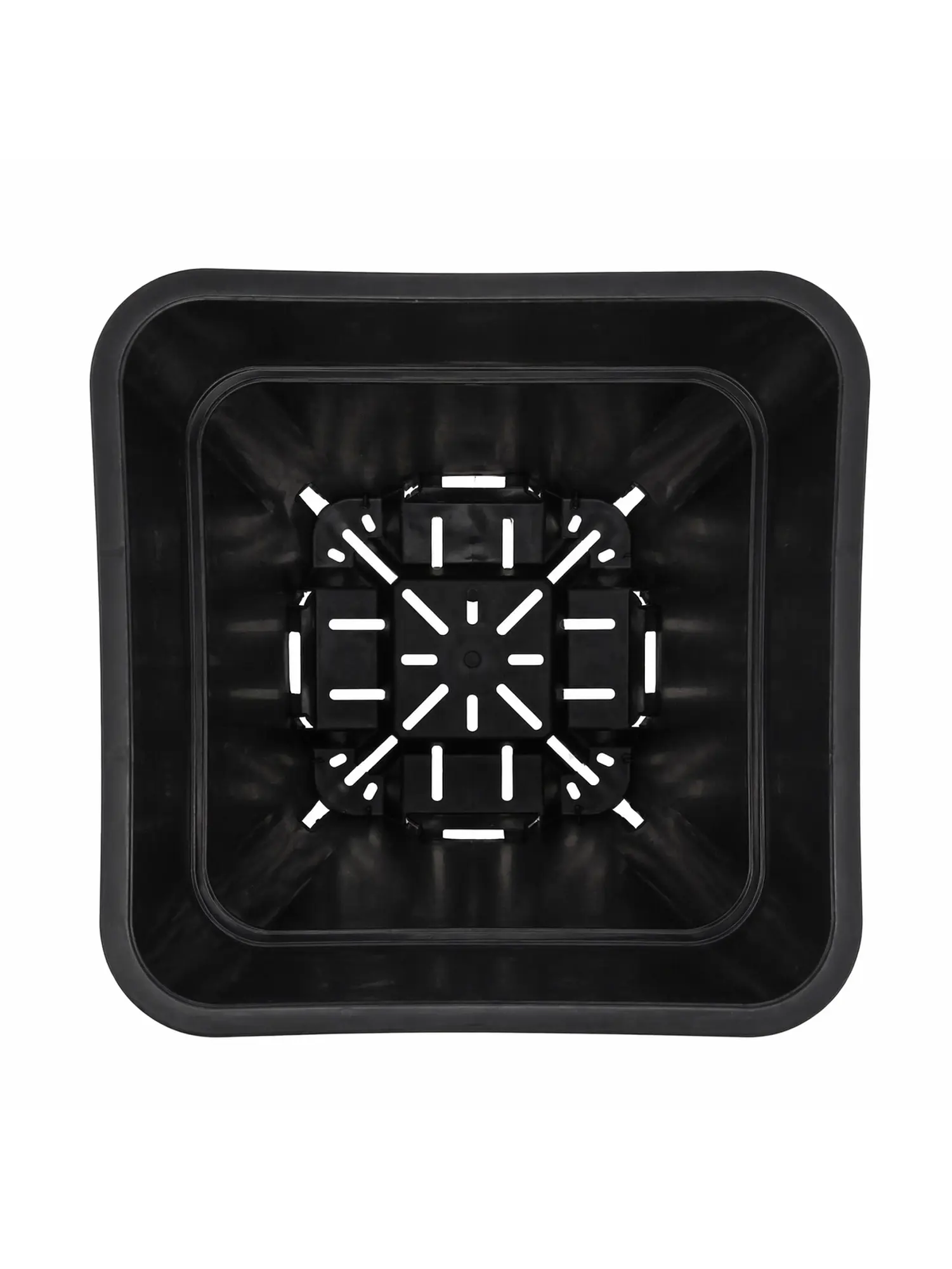 Maceta Profesional Cuadrada Negra medidas variadas- Kasvi 21