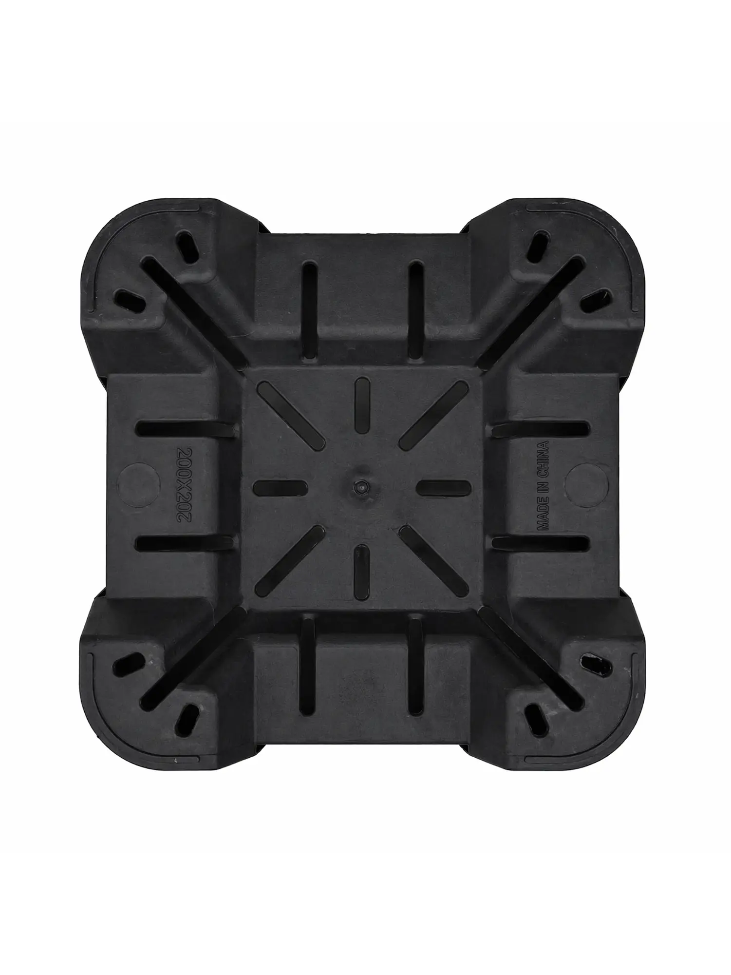 Maceta Profesional Cuadrada Negra medidas variadas- Kasvi 23