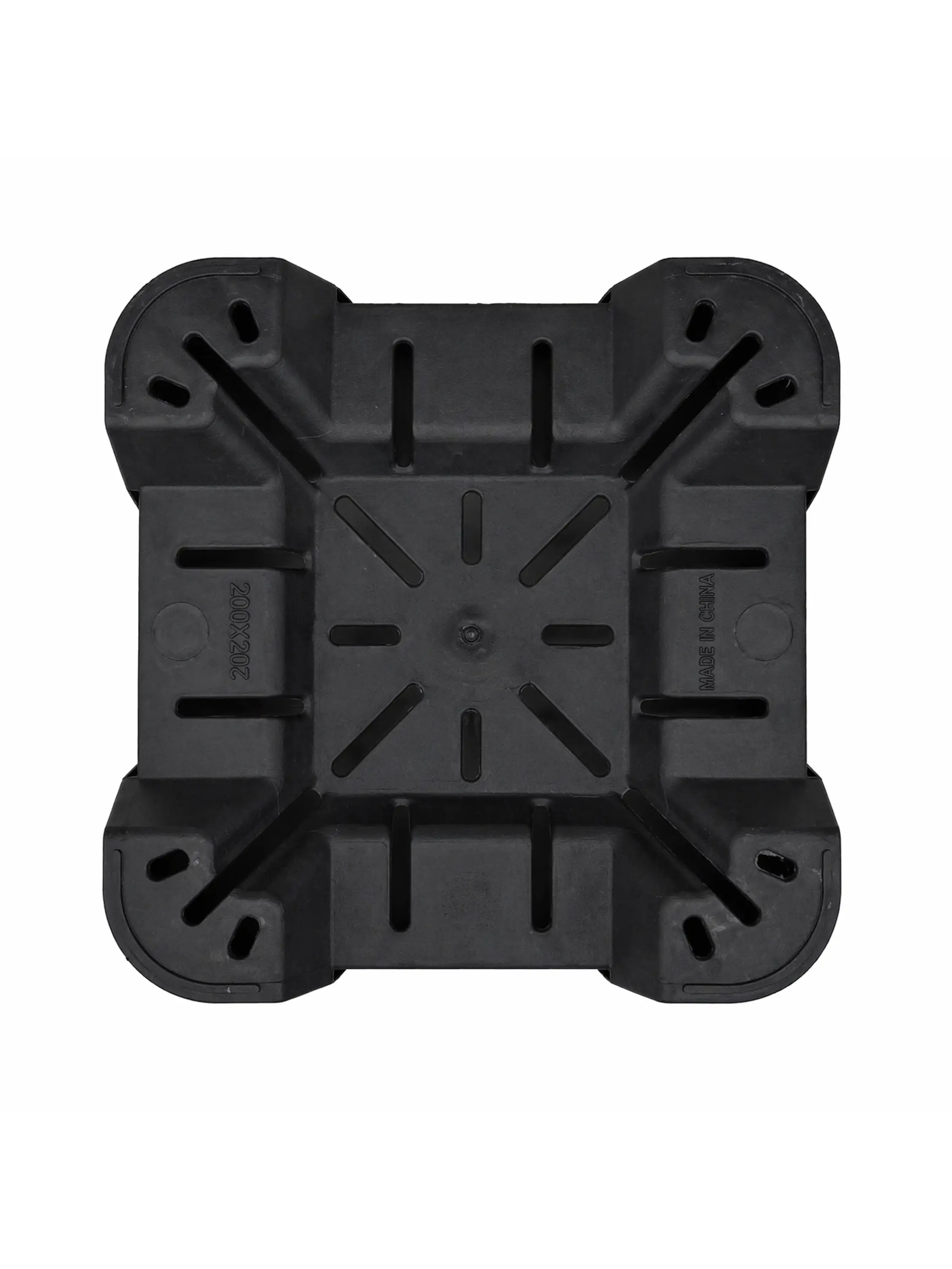 Maceta Profesional Cuadrada Negra medidas variadas- Kasvi 23