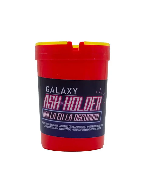CENICERO ASH HOLDER GLOW IN THE DARK - GALAXY 6