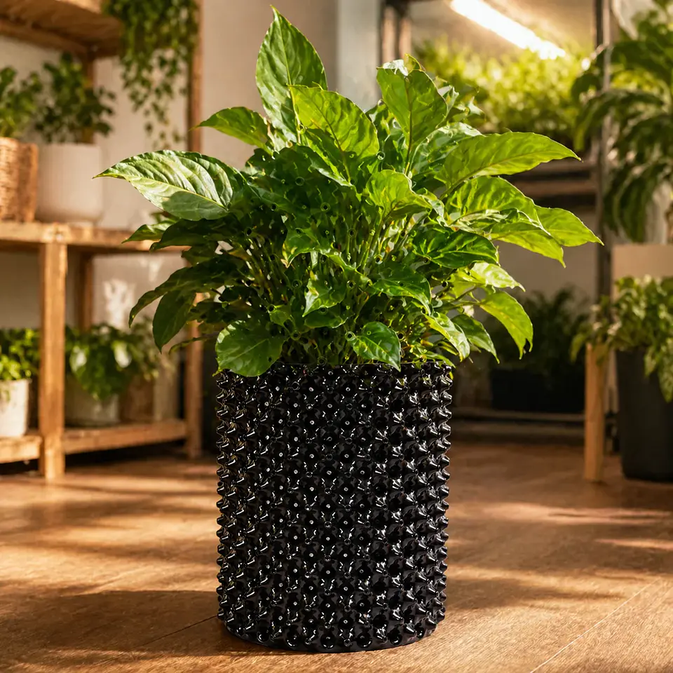 MACETA AIR BLACK -KASVI 5