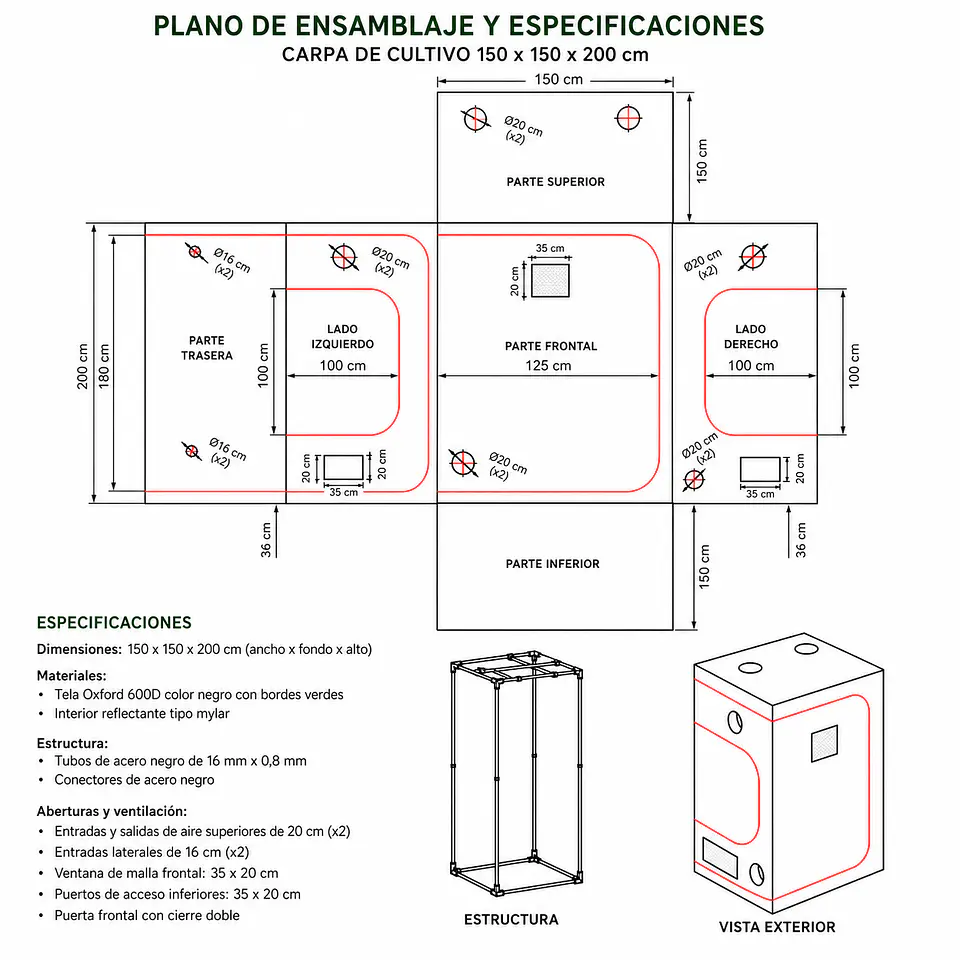 CARPA CROPBOX -KASVI 5
