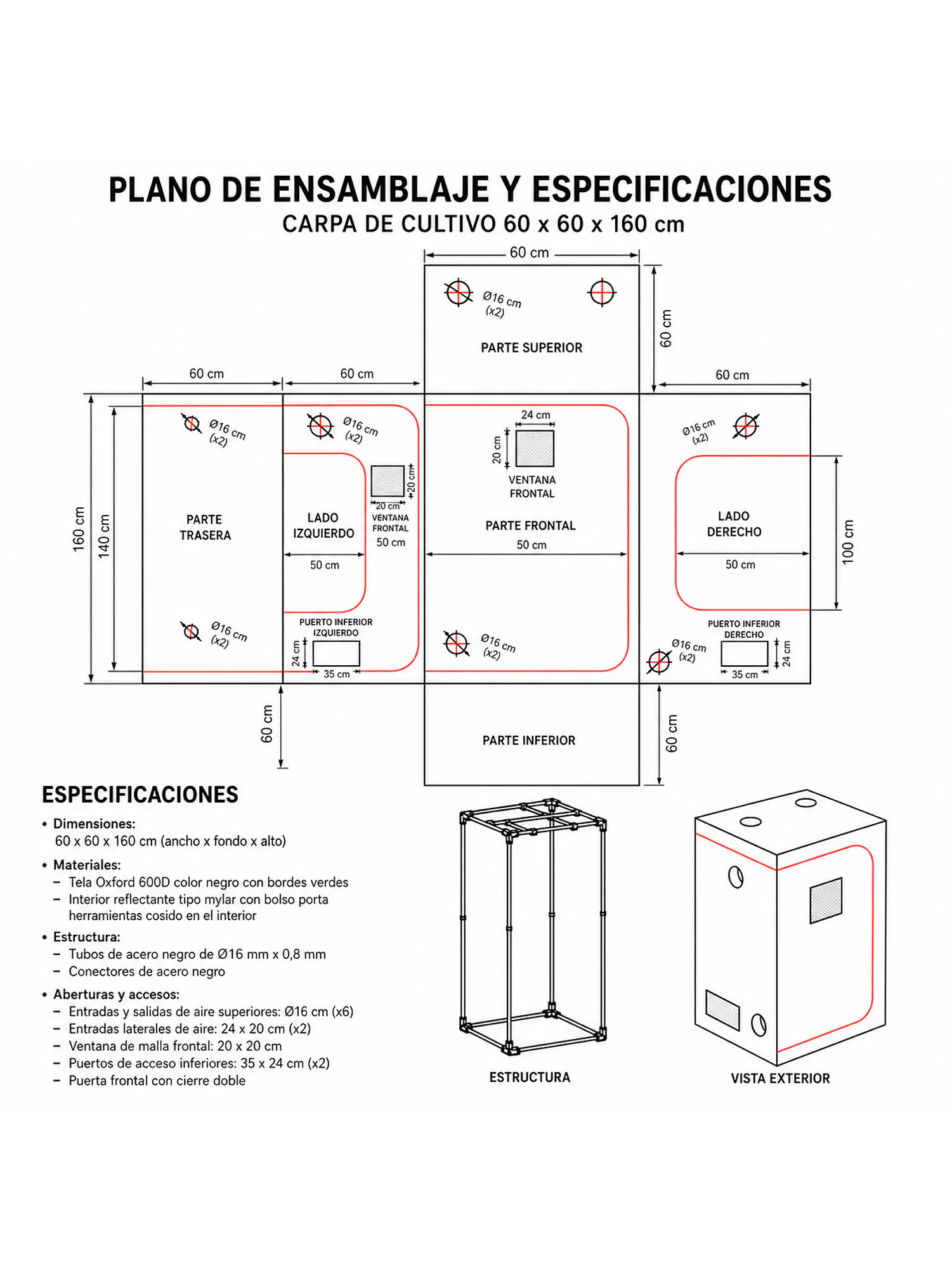 CARPA CROPBOX 60X60X160-KASVI 4