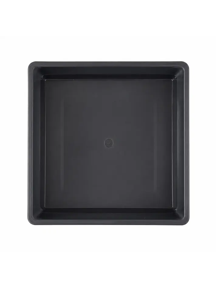 Plato Cuadrado Negro  3