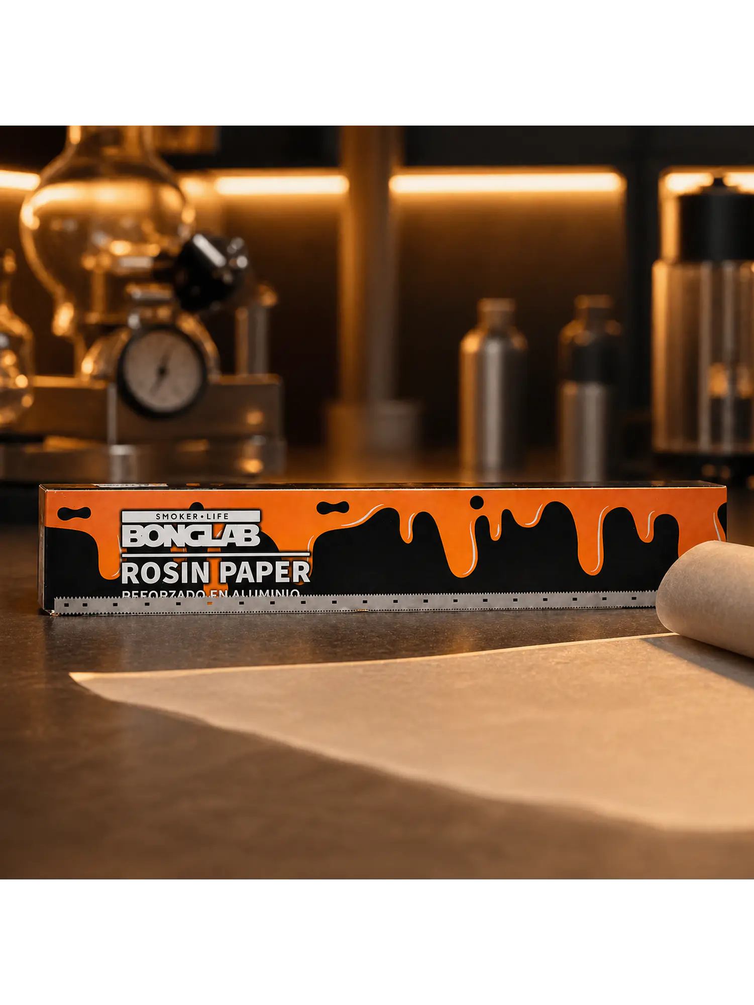 Papel Para Rosin Aluminio- Bonglab  2