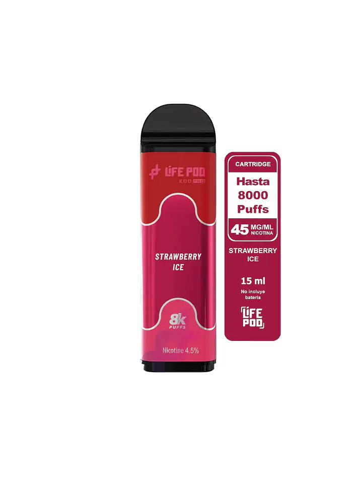 Eco Pro Cartrige 8000 Puff 4,5%/45Mg - Life Pod 26