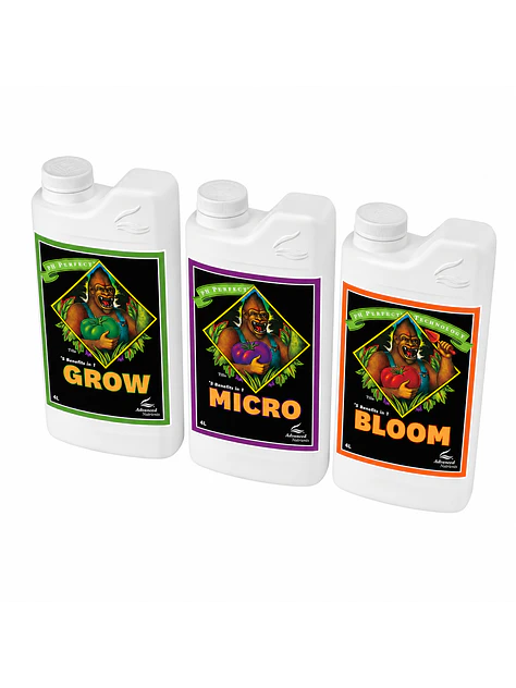 Fertilizante Ph Perfect Grow+Micro+Bloom 4L-Advanced Nutrients 1
