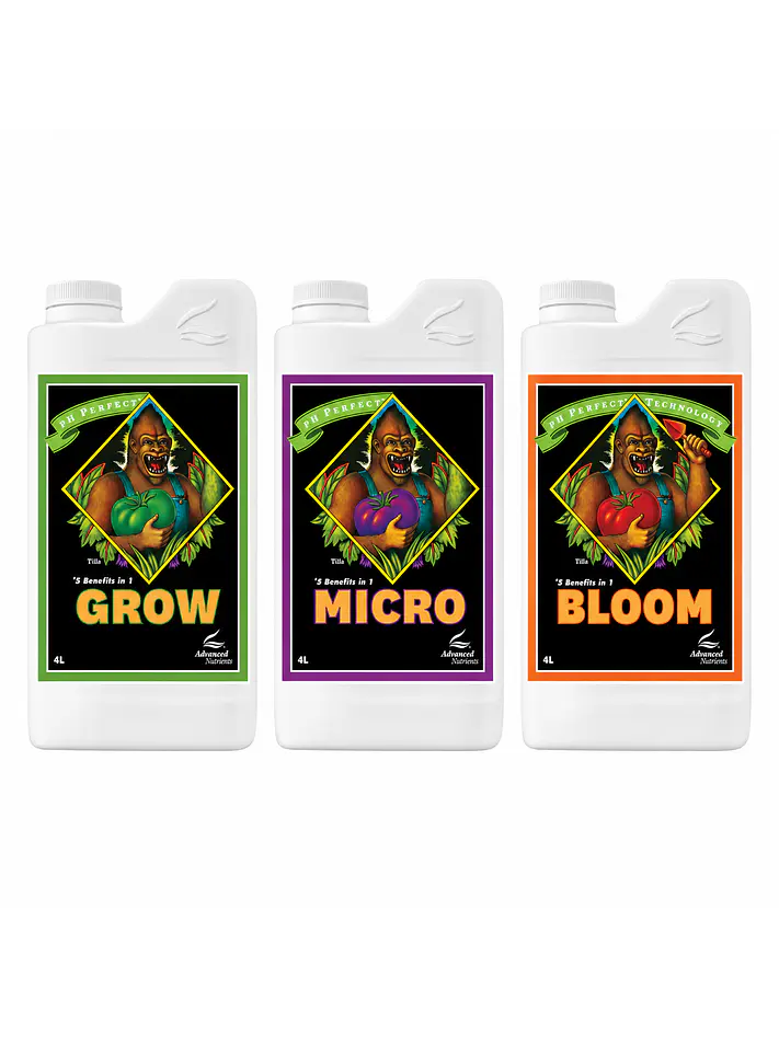 Fertilizante Ph Perfect Grow+Micro+Bloom 4L-Advanced Nutrients 3