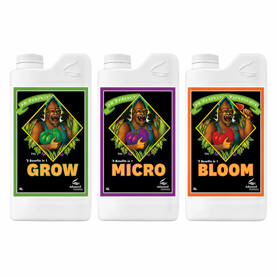 Fertilizante Ph Perfect Grow+Micro+Bloom 4L-Advanced Nutrients 3