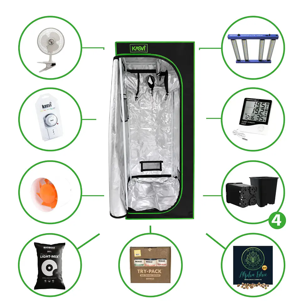 Astro Kit Cultivo 160W 4
