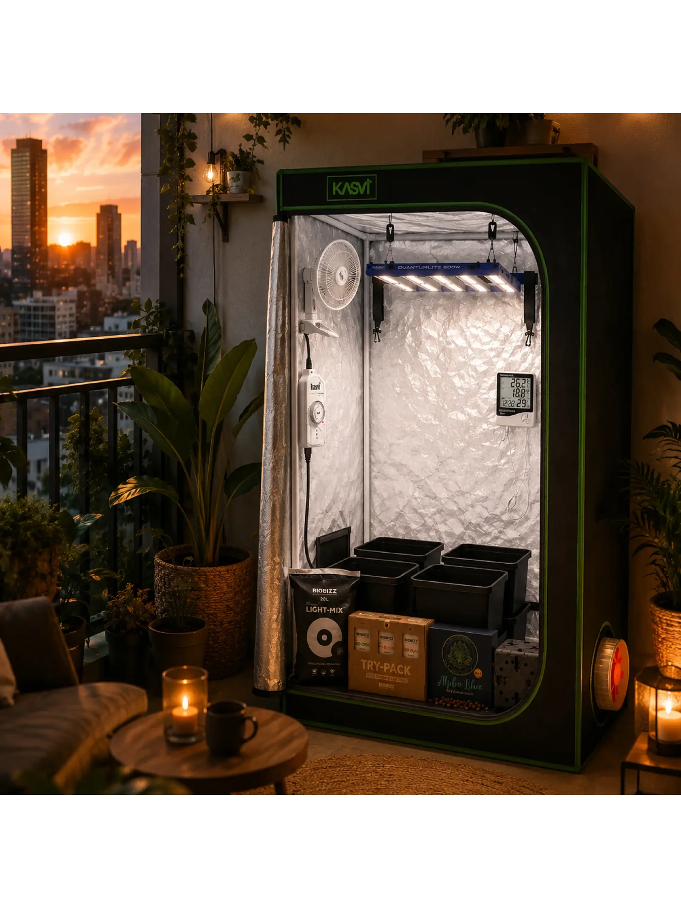 Astro Kit Cultivo 160W 6