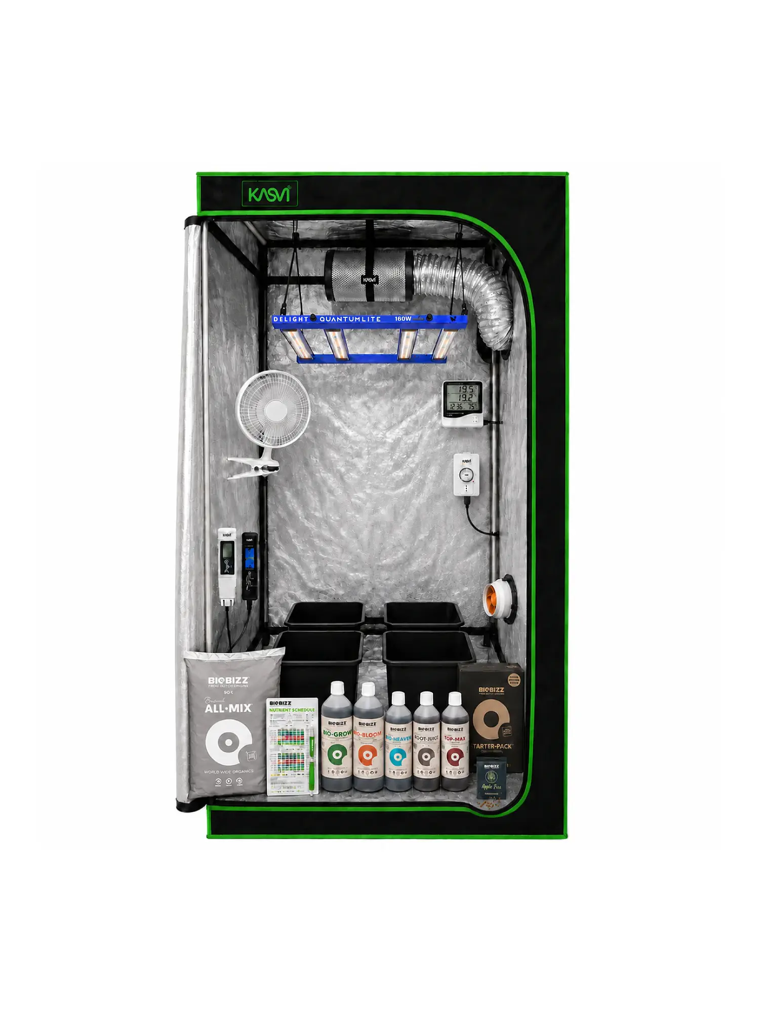 Astro Kit Cultivo 160W 8