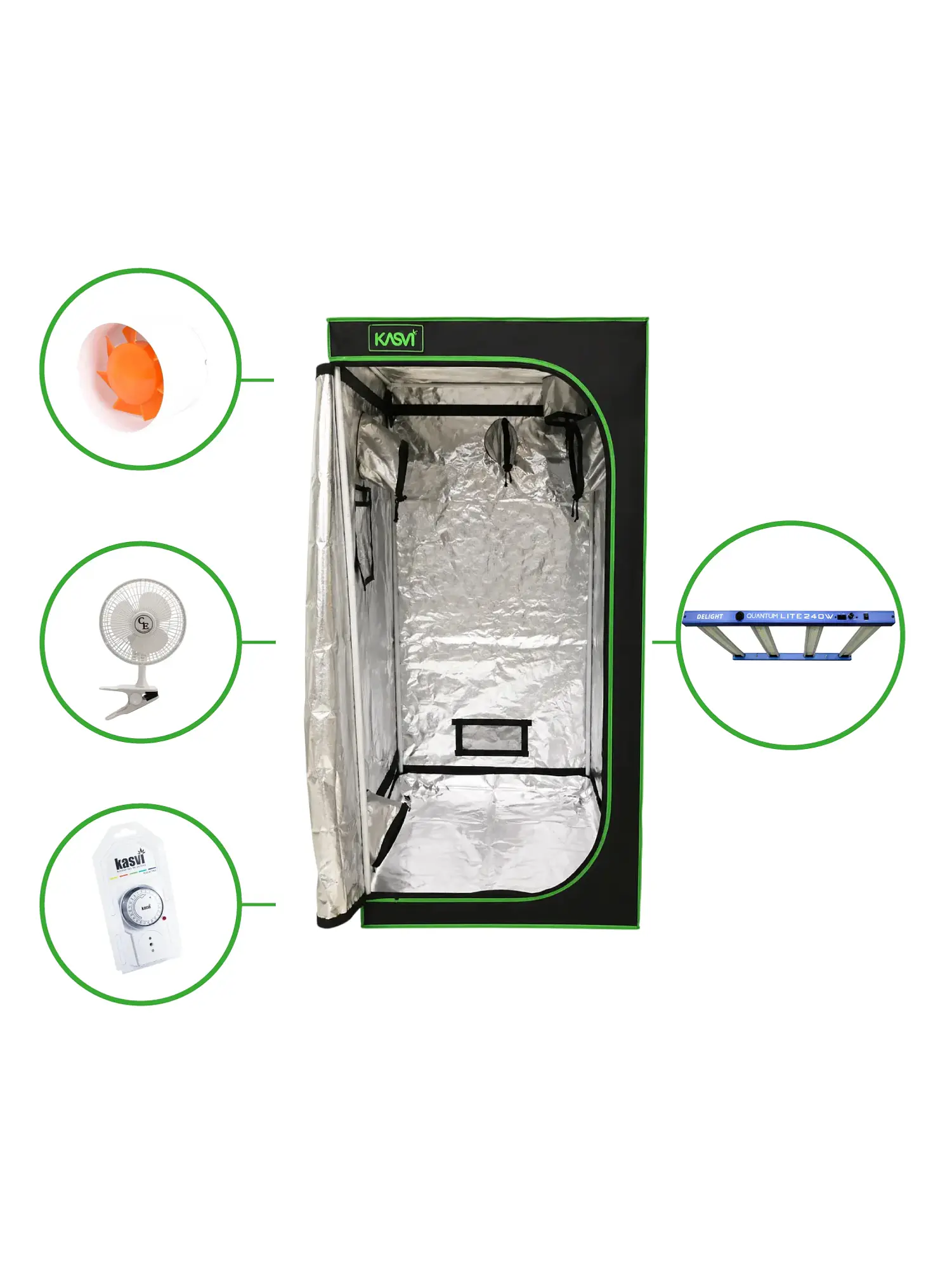 Astro Kit Cultivo 240W 1