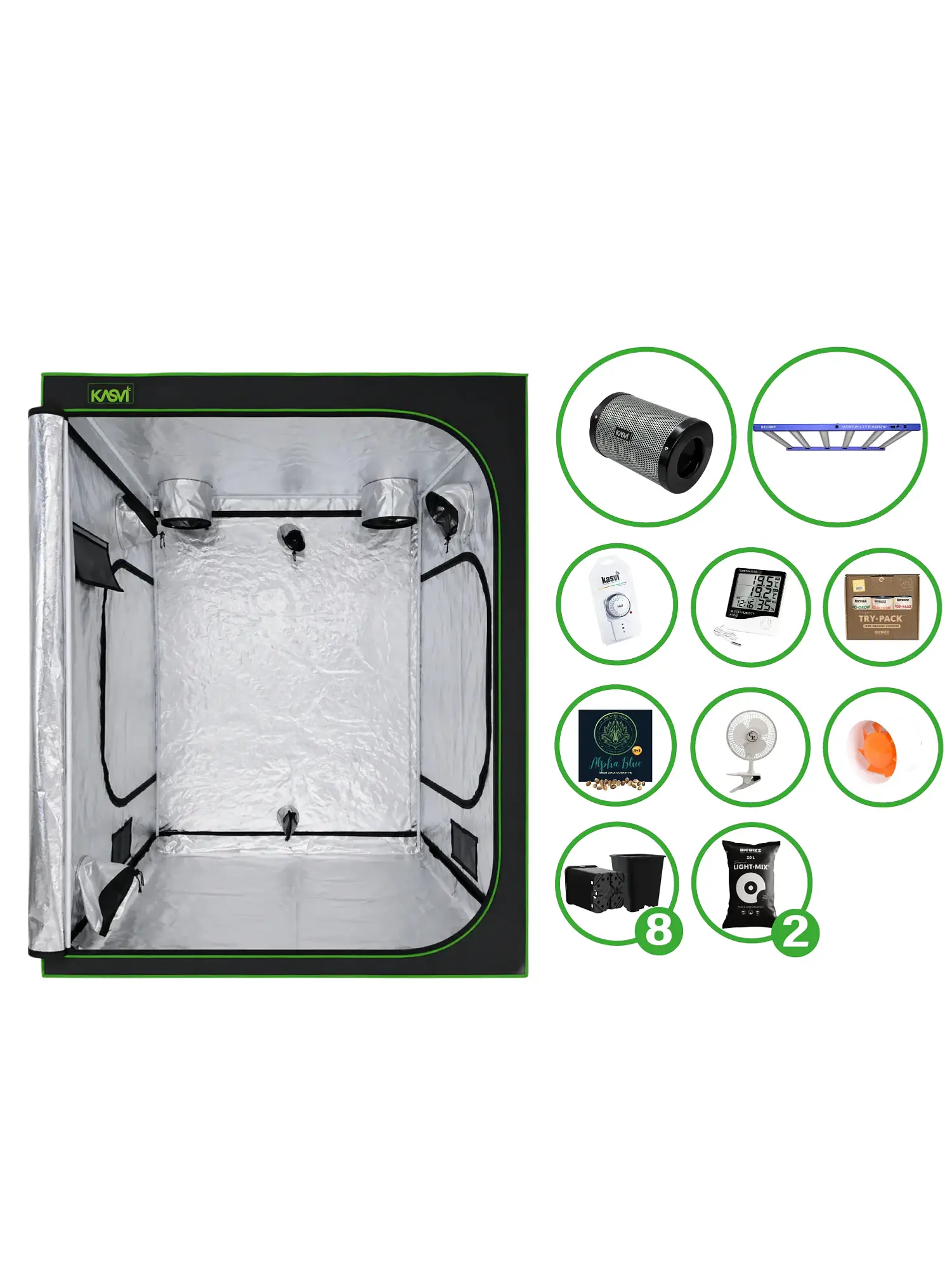 Astro Kit Cultivo 600W 4
