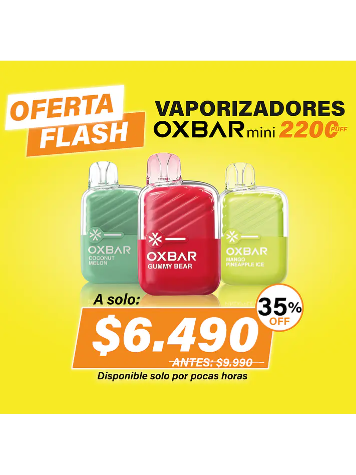 Vaporizador G8000 - Oxbar 16