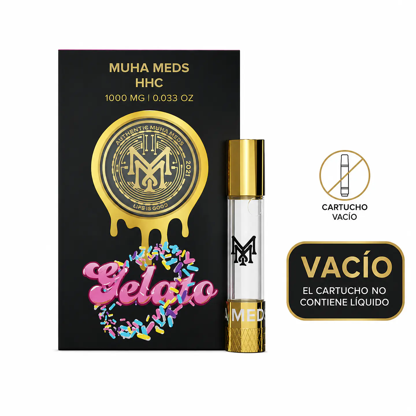 Cartridge Muha Meds 0,8Ml  (NO INCLUYE LIQUIDO) 2