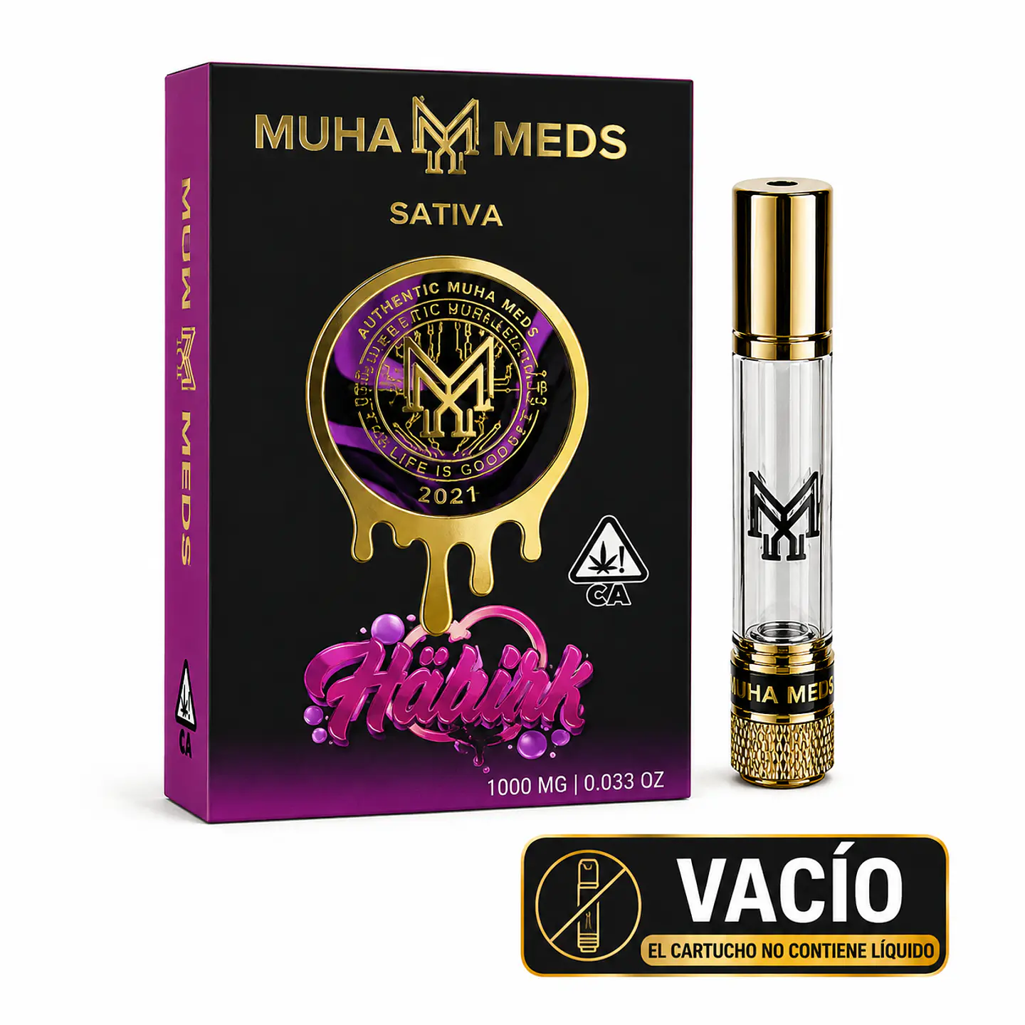 Cartridge Muha Meds 0,8Ml  (NO INCLUYE LIQUIDO) 3