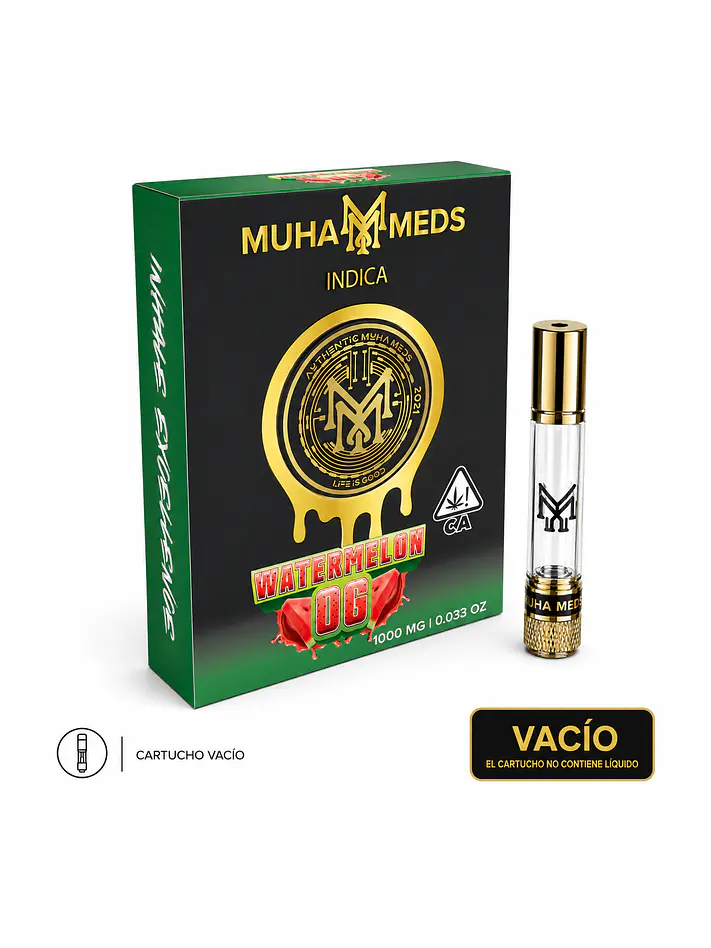 Cartridge Muha Meds 0,8Ml  (NO INCLUYE LIQUIDO) 6
