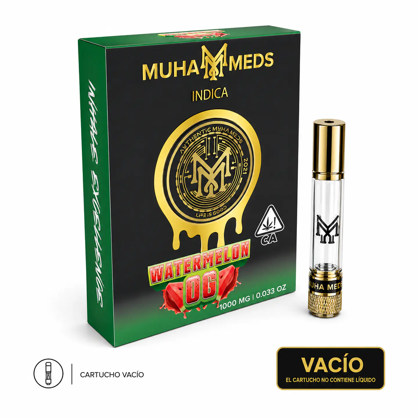 Cartridge Muha Meds 0,8Ml  (NO INCLUYE LIQUIDO) 6