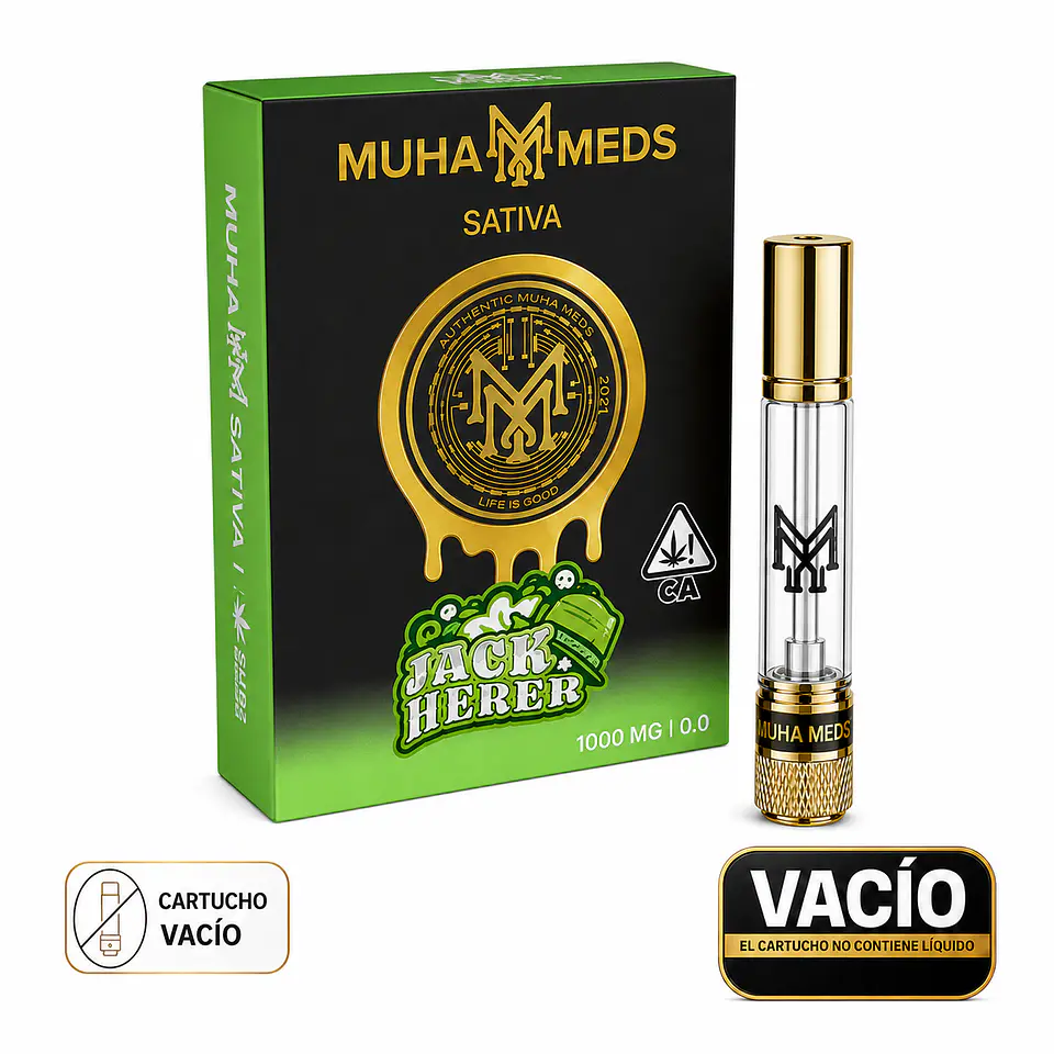 Cartridge Muha Meds 0,8Ml  (NO INCLUYE LIQUIDO) 10
