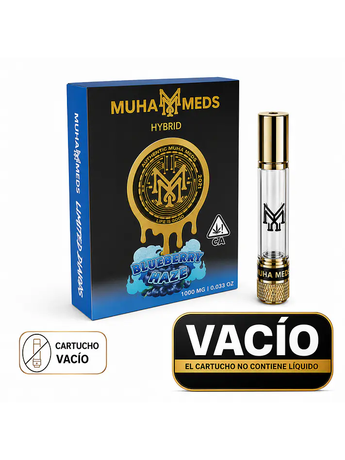 Cartridge Muha Meds 0,8Ml  (NO INCLUYE LIQUIDO) 12