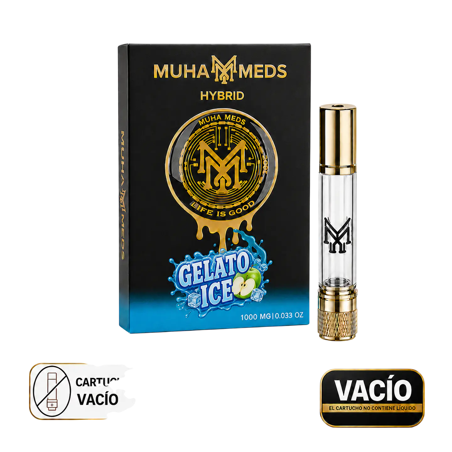 Cartridge Muha Meds 0,8Ml  (NO INCLUYE LIQUIDO) 14