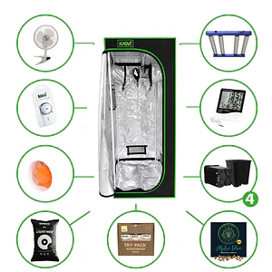 Astro Kit Cultivo Indoor 160W Medio