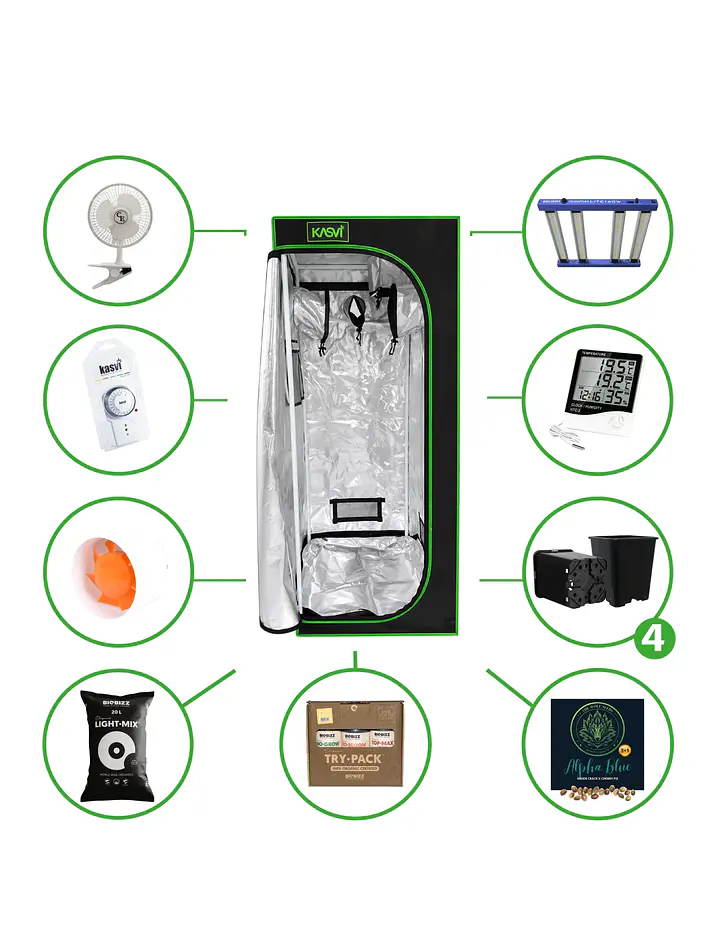 Astro Kit Cultivo Indoor 160W Medio 1