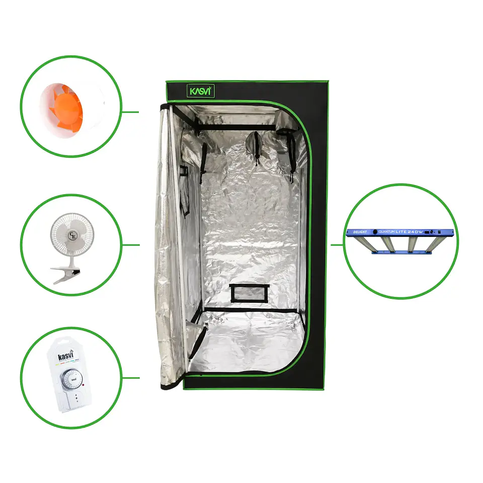 Astro Kit Cultivo Indoor 240W Básico 1