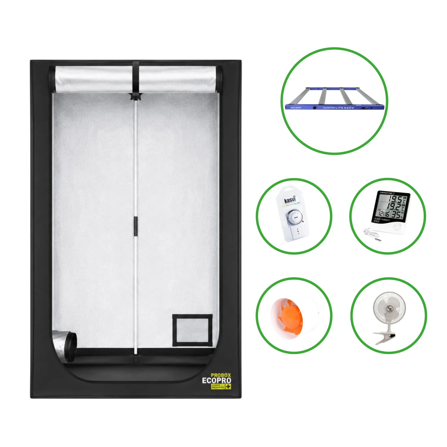 Astro Kit Cultivo Indoor 360W Básico 1
