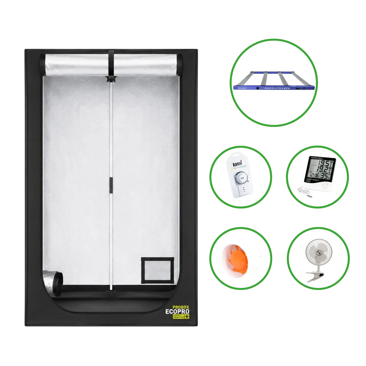 Astro Kit Cultivo Indoor 360W Básico 1