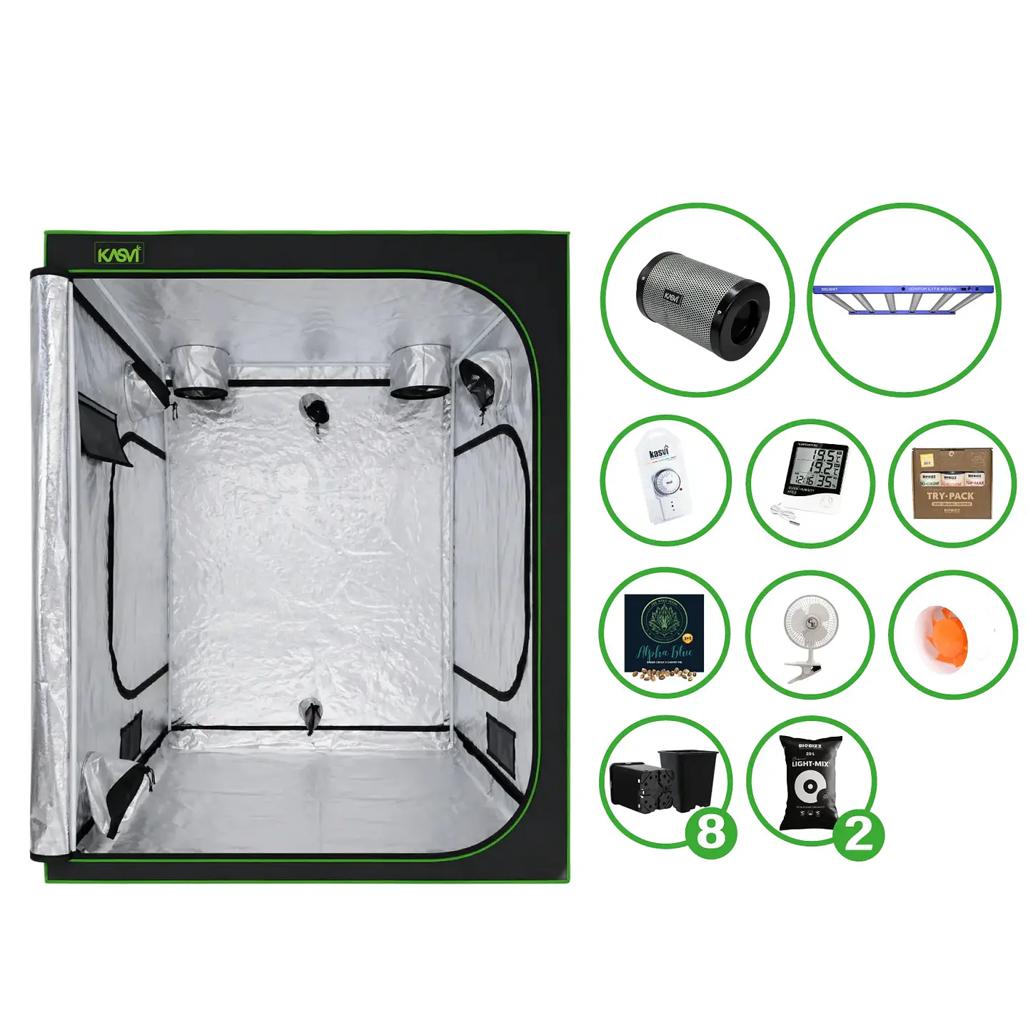 Astro Kit Cultivo Indoor 600W Medio 1