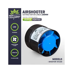 EXTRACTOR EN LINEA 100MM -GROW GENETICS