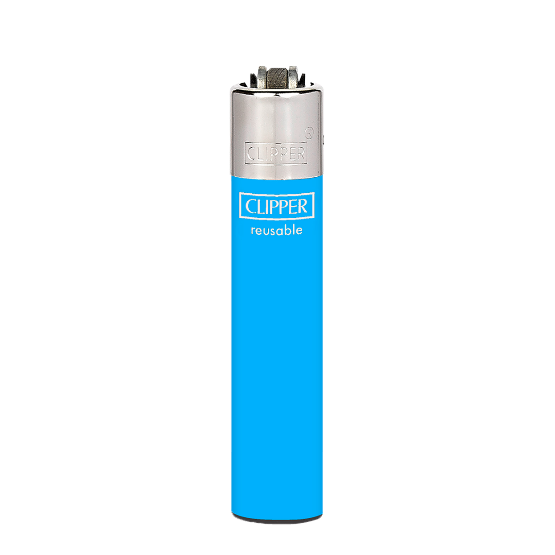 Encendedor Clipper Recargable Slim Solid Fluo – Diseño Surtido (Unidad) 2