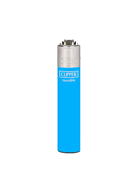 Encendedor Clipper Recargable Slim Solid Fluo – Diseño Surtido (Unidad) 2