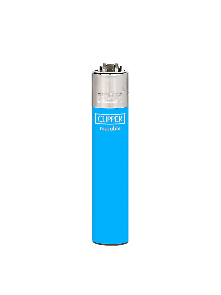 Encendedor Clipper Recargable Slim Solid Fluo – Diseño Surtido (Unidad) 2