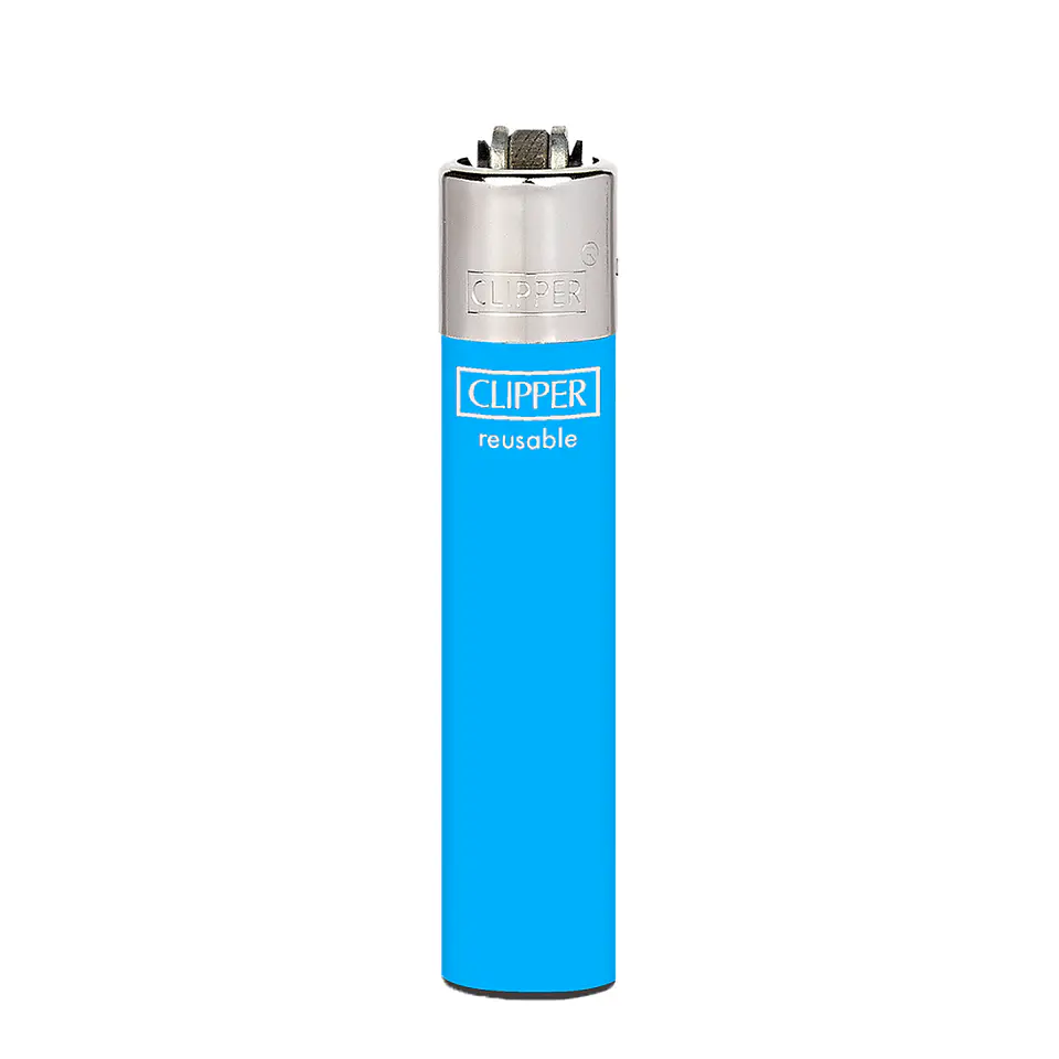 Encendedor Clipper Recargable Slim Solid Fluo – Diseño Surtido (Unidad) 2