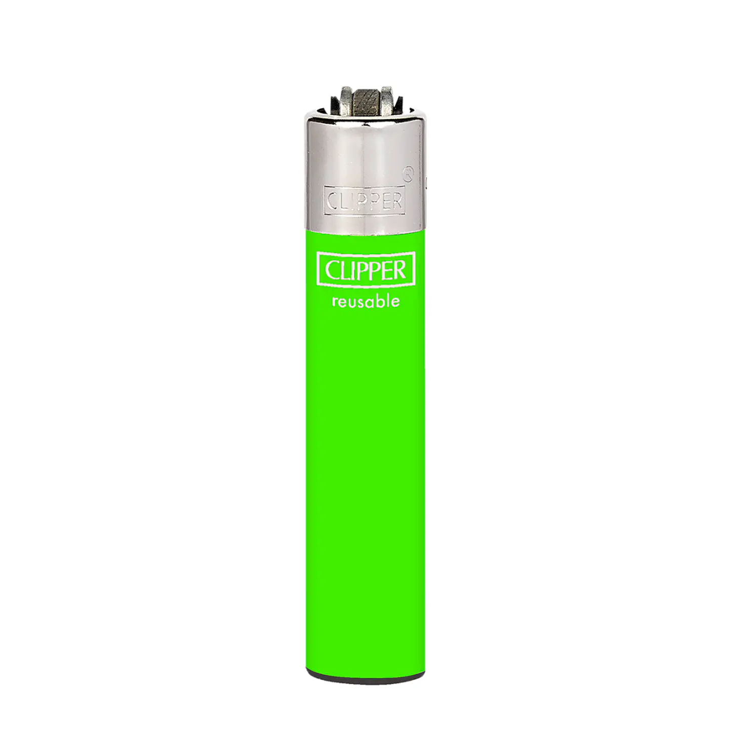 Encendedor Clipper Recargable Slim Solid Fluo – Diseño Surtido (Unidad) 3