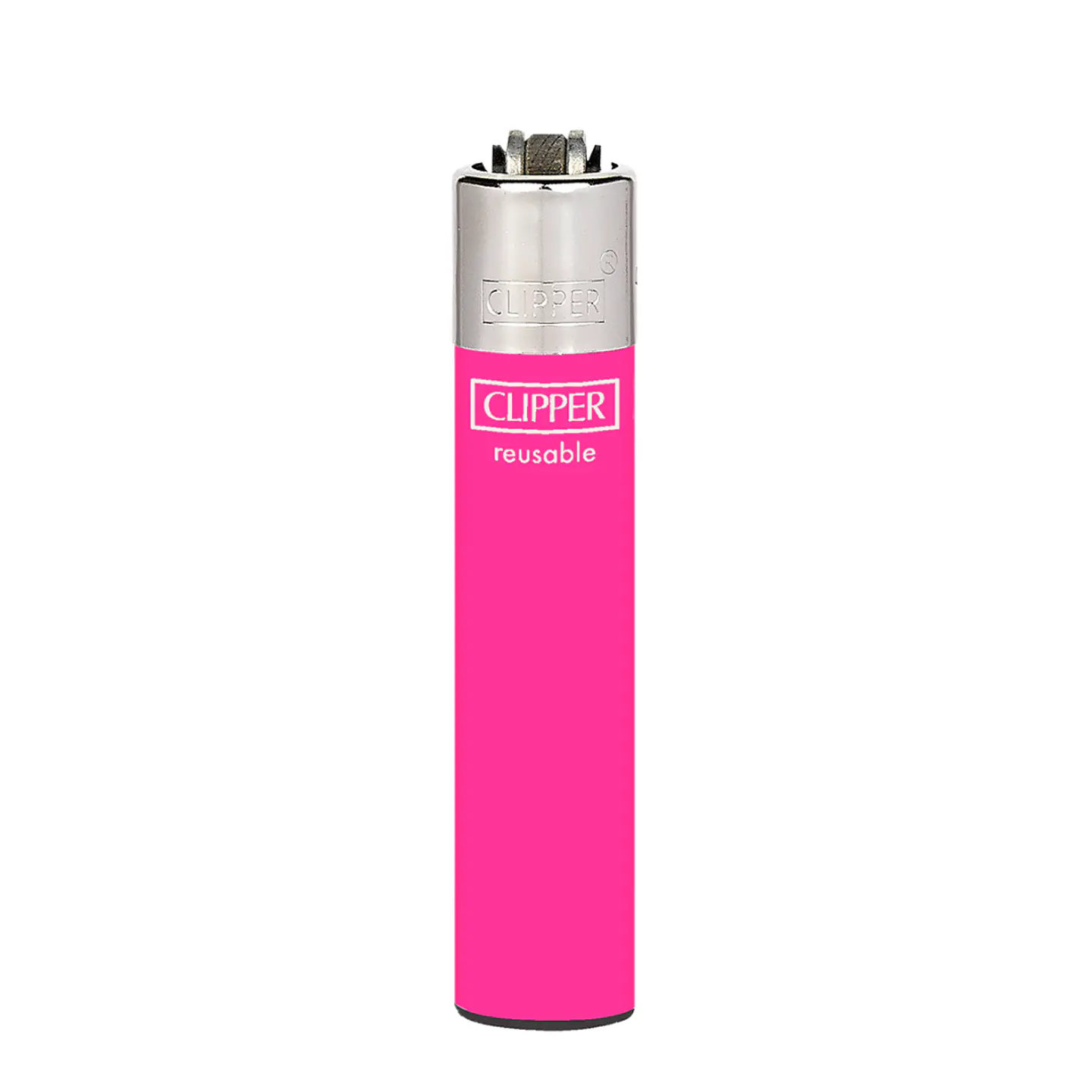Encendedor Clipper Recargable Slim Solid Fluo – Diseño Surtido (Unidad) 4