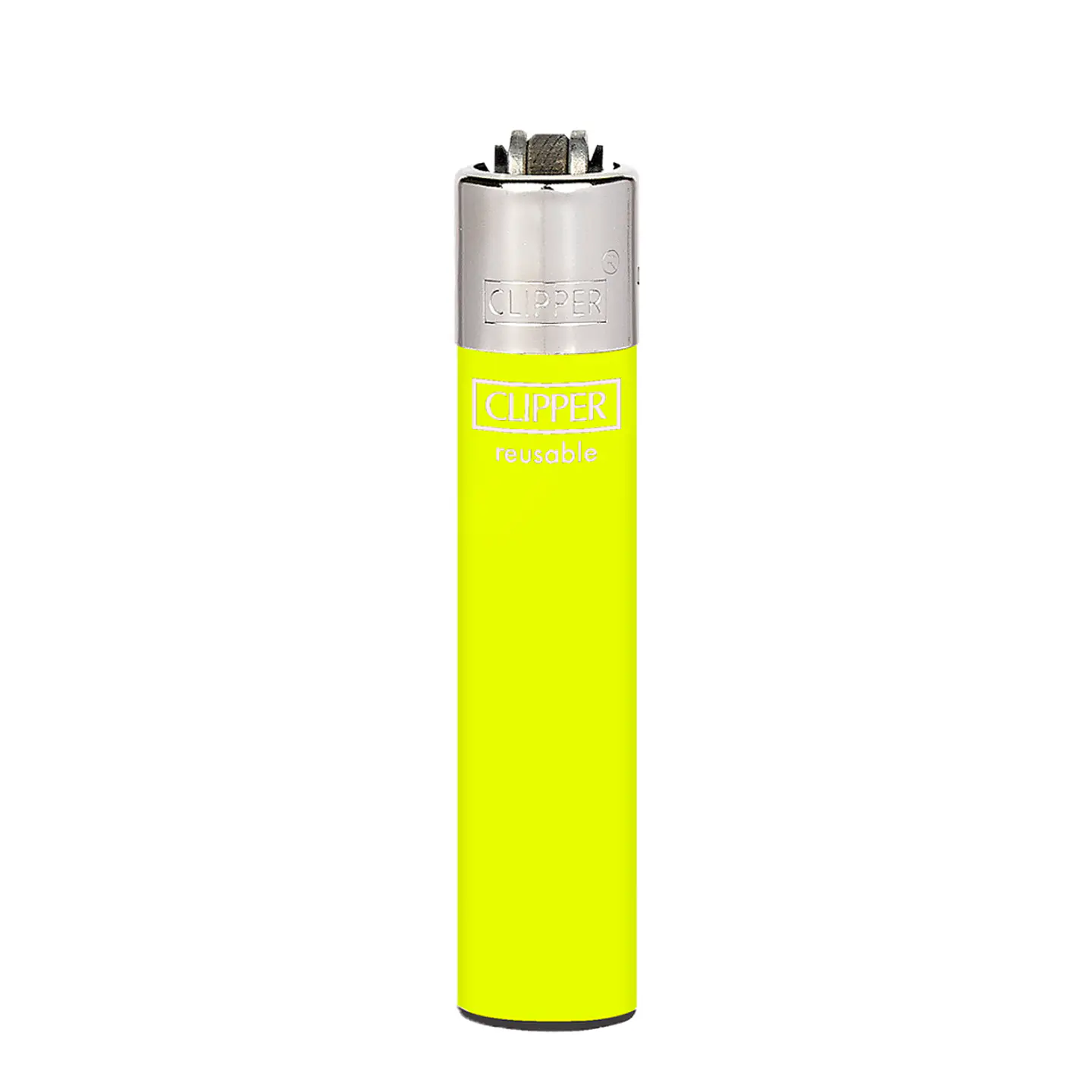 Encendedor Clipper Recargable Slim Solid Fluo – Diseño Surtido (Unidad) 5