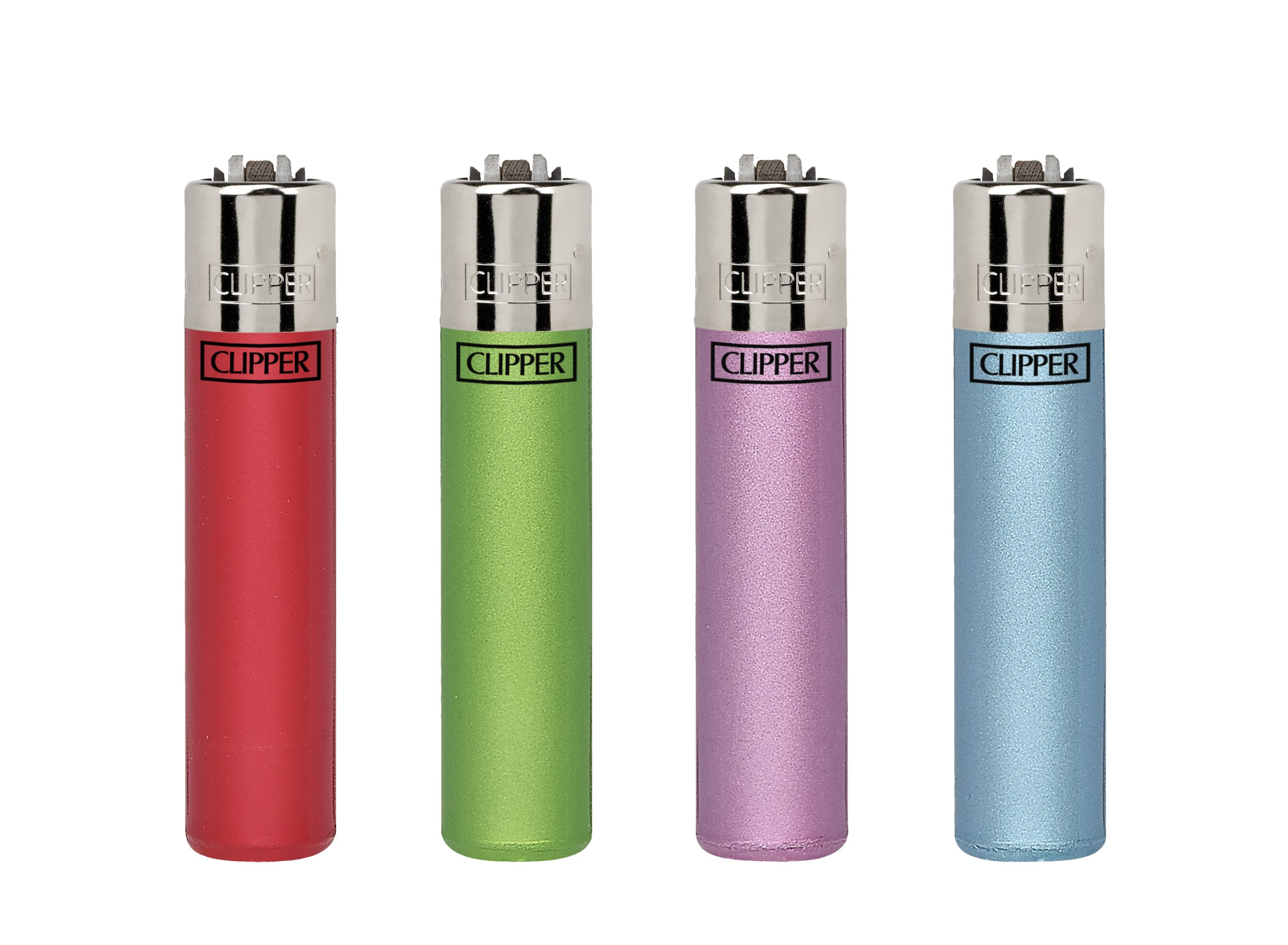 Encendedor Clipper Recargable Crystal 12 – Diseño Surtido (Unidad) 1