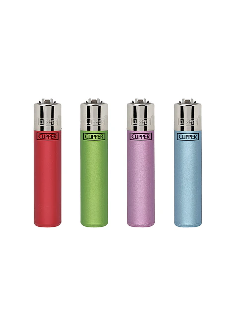 Encendedor Clipper Recargable Crystal 12 – Diseño Surtido (Unidad) 1