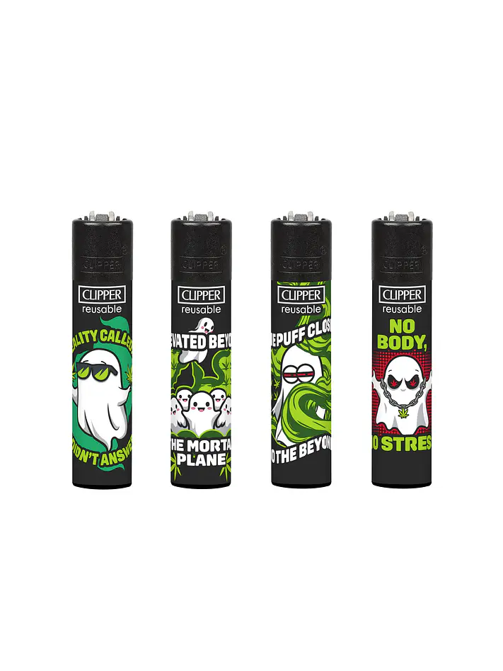 Encendedor Clipper Recargable Paranormal Puffs – Diseño Surtido (Unidad) 1